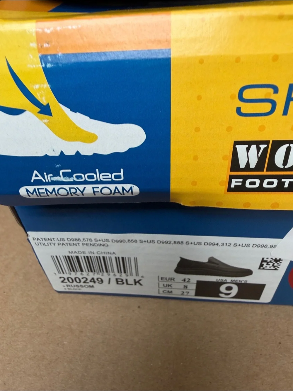 Skechers Black Slip-On Casual Work Loafers